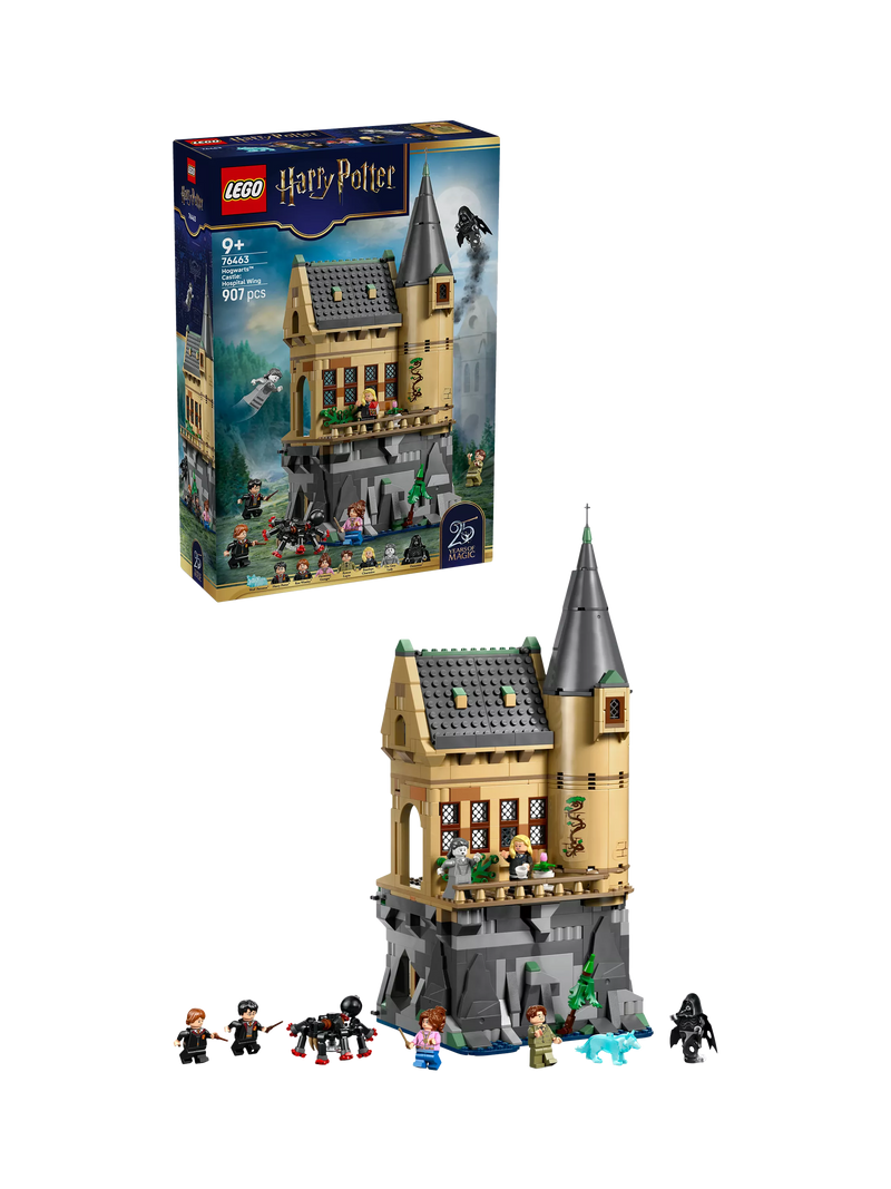 LEGO Harry Potter Hogwarts Hospital Wing building set 907 pieces, imported from the UK