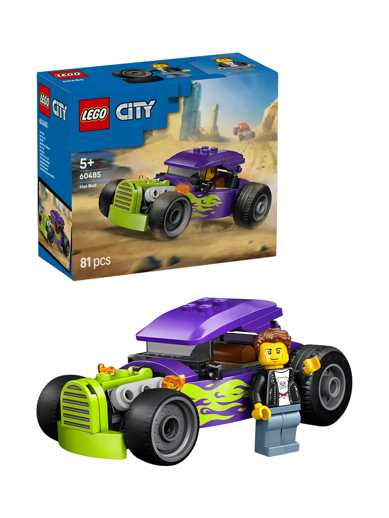 LEGO City Hot Rod Car toy 81 pieces building set, UK version