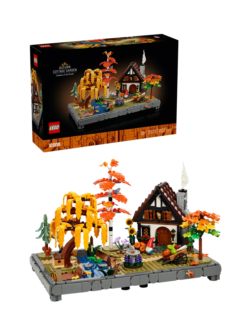 LEGO Autumn Cottage Garden building kit - British product