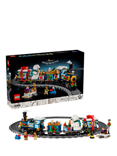 John Lewis LEGO Icons Holiday Express Train Building Set- Buy online at McGrocer