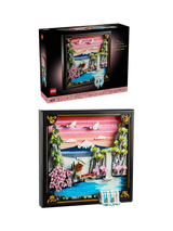John Lewis LEGO Art Japanese Cherry Blossom Landscape Building Set- Buy online at McGrocer