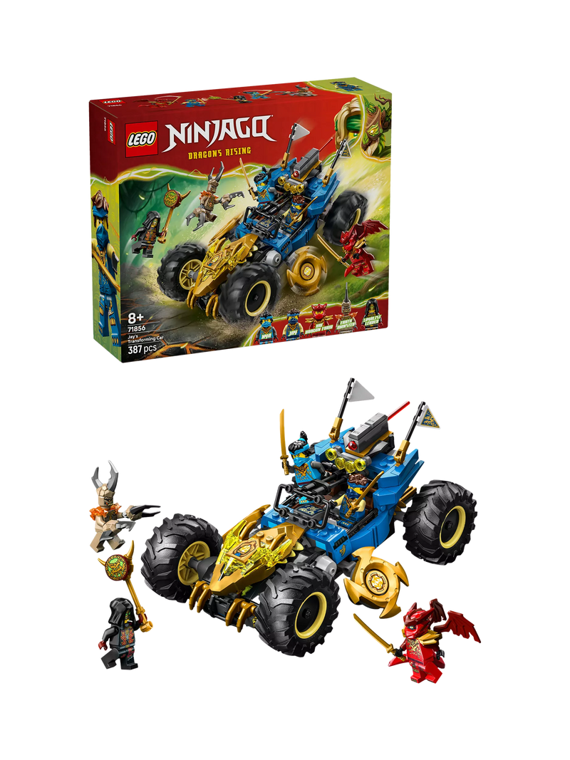 LEGO Ninjago Jay's Transforming Car building toy - British product