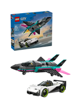 John Lewis LEGO City 60489 Jet vs. Car Vehicle Toy Playset- Buy online at McGrocer