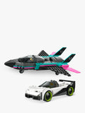 LEGO City Jet vs Car playset 259 pieces British product