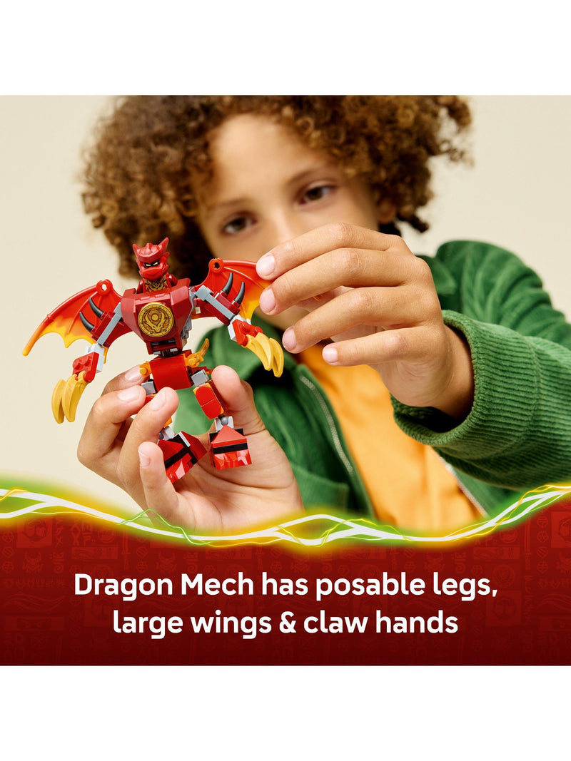 LEGO Ninjago Kai's Dragon Mech Battle Pack, UK version