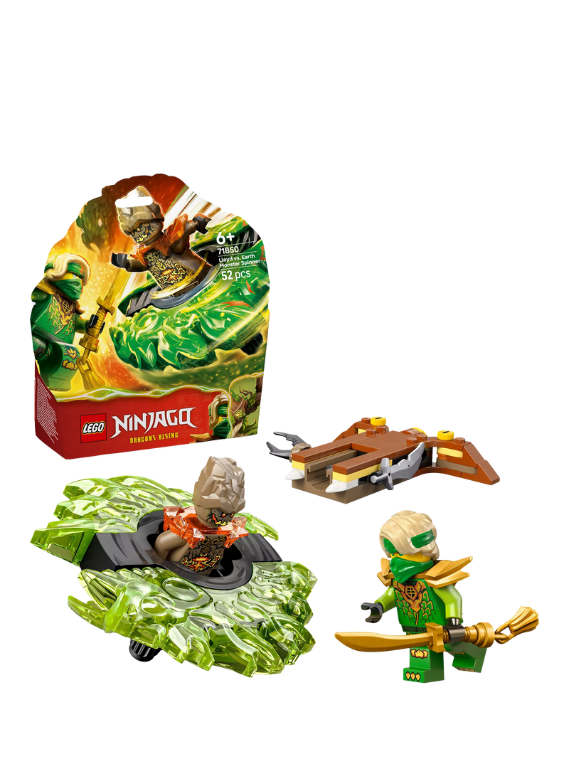 LEGO Ninjago spinner Lloyd vs Earth Monster - British product
