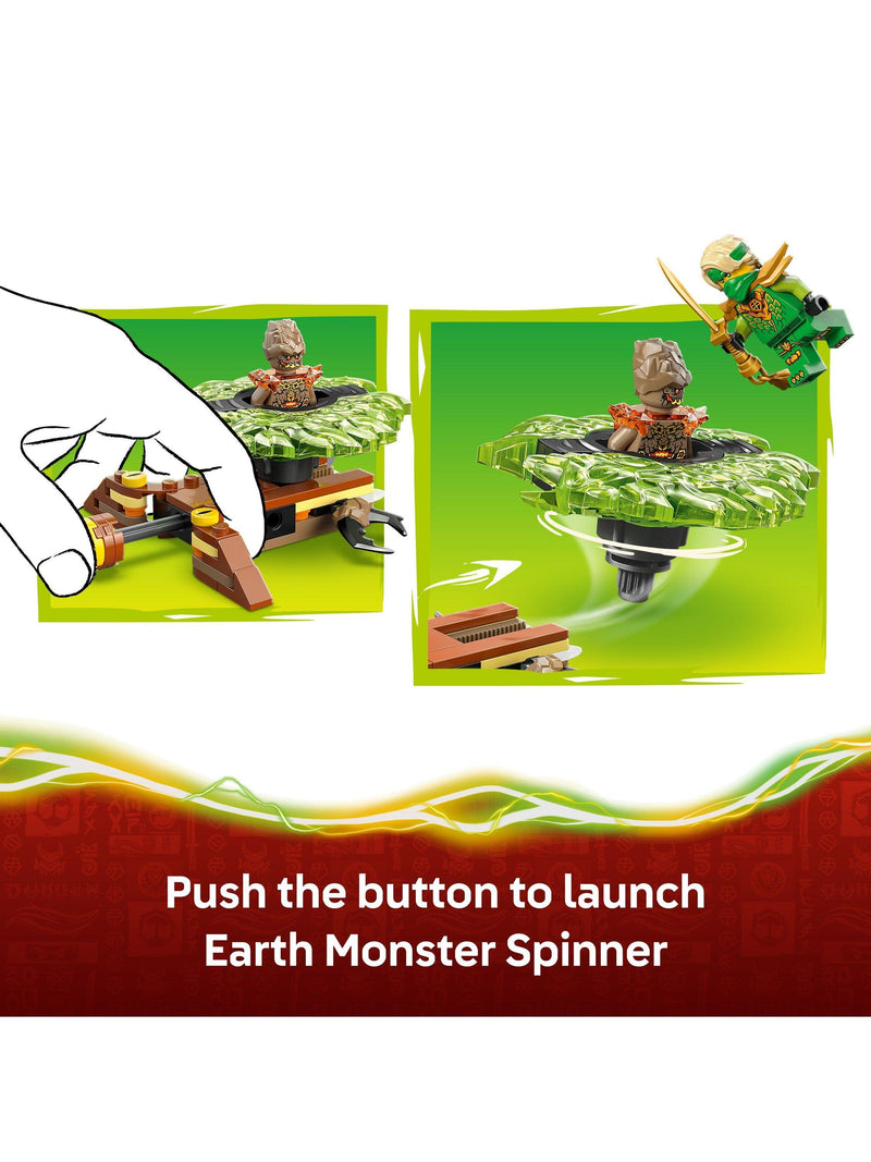 LEGO Ninjago spinner Lloyd vs Earth Monster - British product