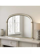 John Lewis Yearn Refined Arched Overmantel Wall Mirror- Buy online at McGrocer