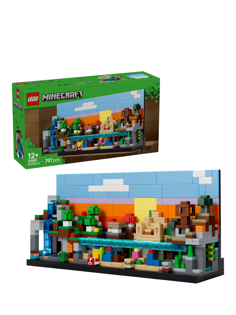 LEGO Minecraft Mini Biomes building toy 797 pieces - British product