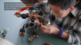 LEGO Ninjago Cole's Mission Mech and Dragon Zane building set 364 pieces (British brand)