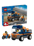 LEGO City Motorcycle Transporter toy building set 88 pieces - British product
