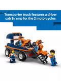 LEGO City Motorcycle Transporter toy building set 88 pieces - British product