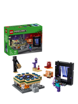 John Lewis LEGO Minecraft Nether & End Portal Journey Building Toy- Buy online at McGrocer