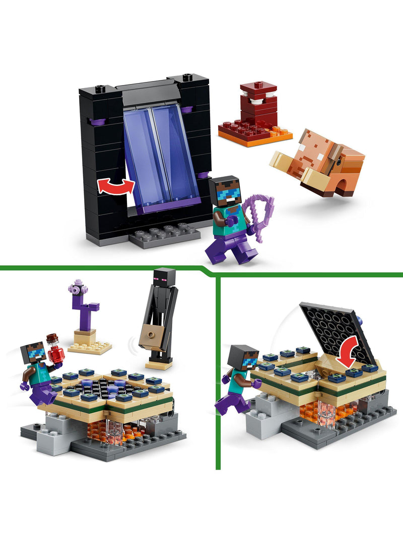 LEGO Minecraft Nether & End Portal Journey building toy - British product