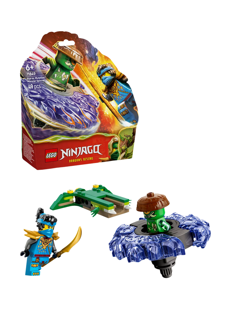 LEGO Ninjago Nya vs. Mutation Monster Spinner toy 71849 - British product