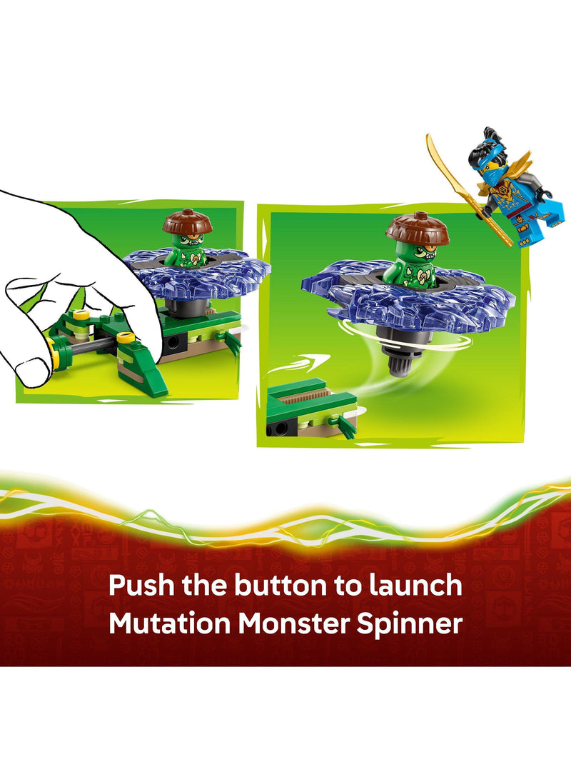 LEGO Ninjago Nya vs. Mutation Monster Spinner toy 71849 - British product