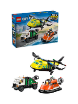 John Lewis LEGO City 60505 Airplane, Service Truck & Hovercraft Remix Set- Buy online at McGrocer