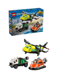 LEGO City 60505 airplane truck hovercraft building set - British product