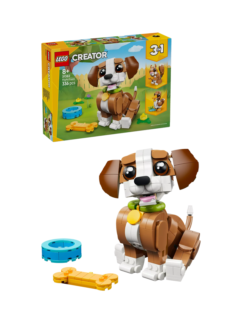LEGO Creator 31382 Playful Puppy Dog building toy, imported from the UK