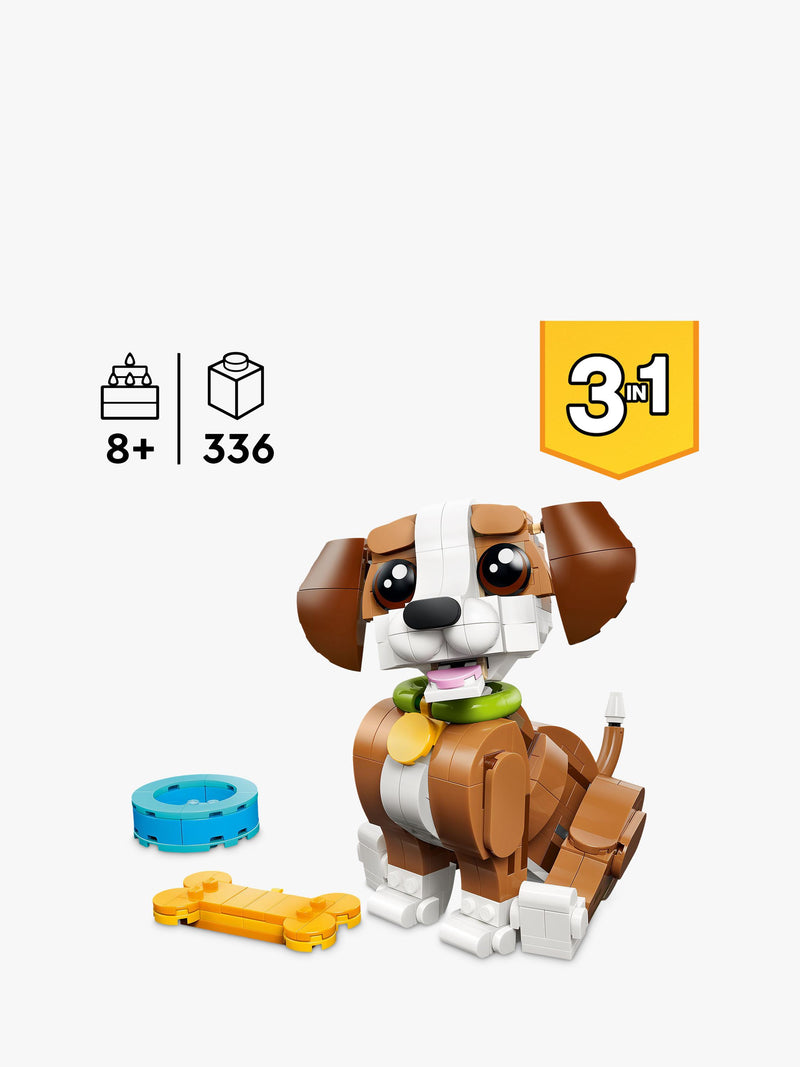 LEGO Creator 31382 Playful Puppy Dog building toy, imported from the UK