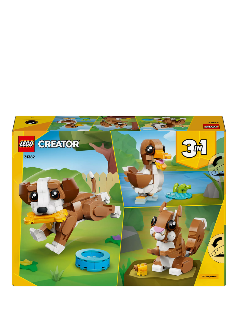 LEGO Creator 31382 Playful Puppy Dog building toy, imported from the UK