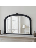 Yearn Victorian arched overmantel mirror bevelled glass 89 x 127cm, imported from the UK