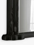 Yearn Victorian arched overmantel mirror bevelled glass 89 x 127cm, imported from the UK