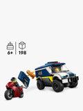 LEGO City police prisoner transport van building set 198 pieces (British brand)
