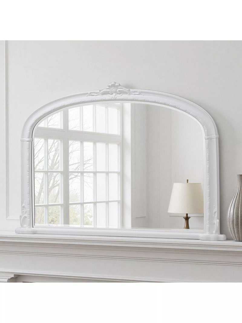 Yearn Victorian Arched Overmantel Wall Mirror, 89 x 127cm