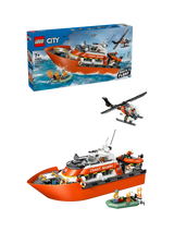 John Lewis LEGO City Coast Guard Rescue Boat & Helicopter Building Kit- Buy online at McGrocer