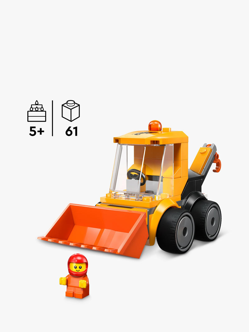 LEGO City 60483 construction loader toy (British brand)