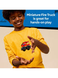 LEGO City fire engine mini building kit with rubber tyres (British brand)