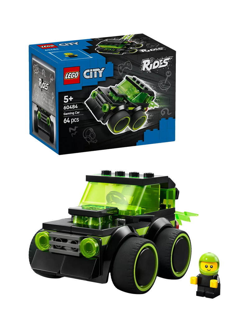 LEGO City Gaming Car toy set 64 pieces (British brand)