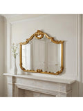 Yearn gilt overmantel wall mirror 104x122cm (British brand)