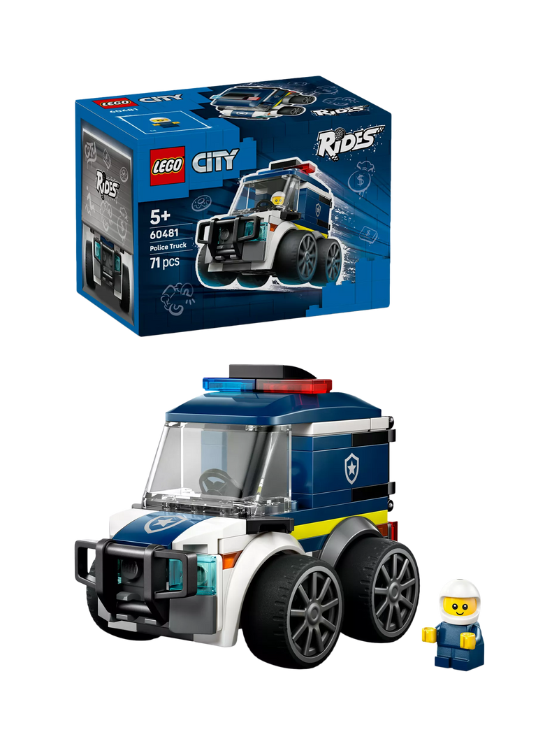 LEGO City police truck mini building kit 71 pieces - British product
