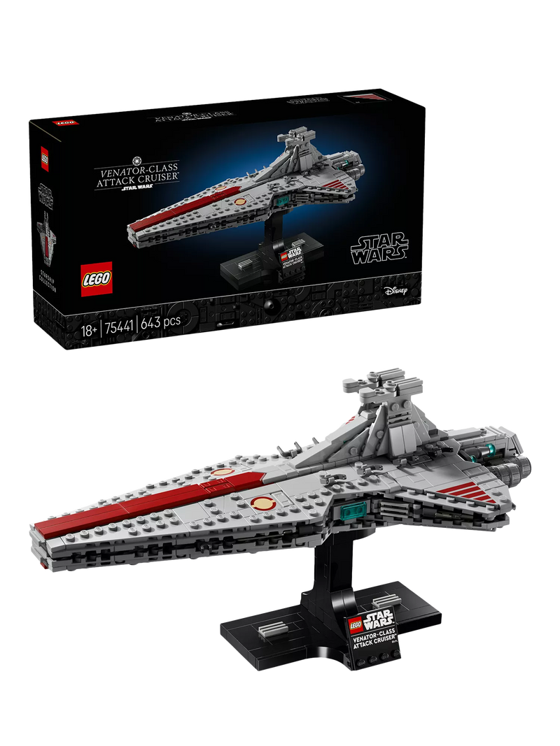 LEGO Star Wars Venator Cruiser model 75441, UK version