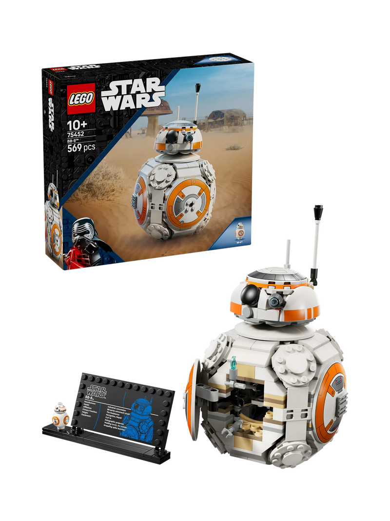 LEGO BB-8 Astromech Droid building set 569 pieces, imported from the UK