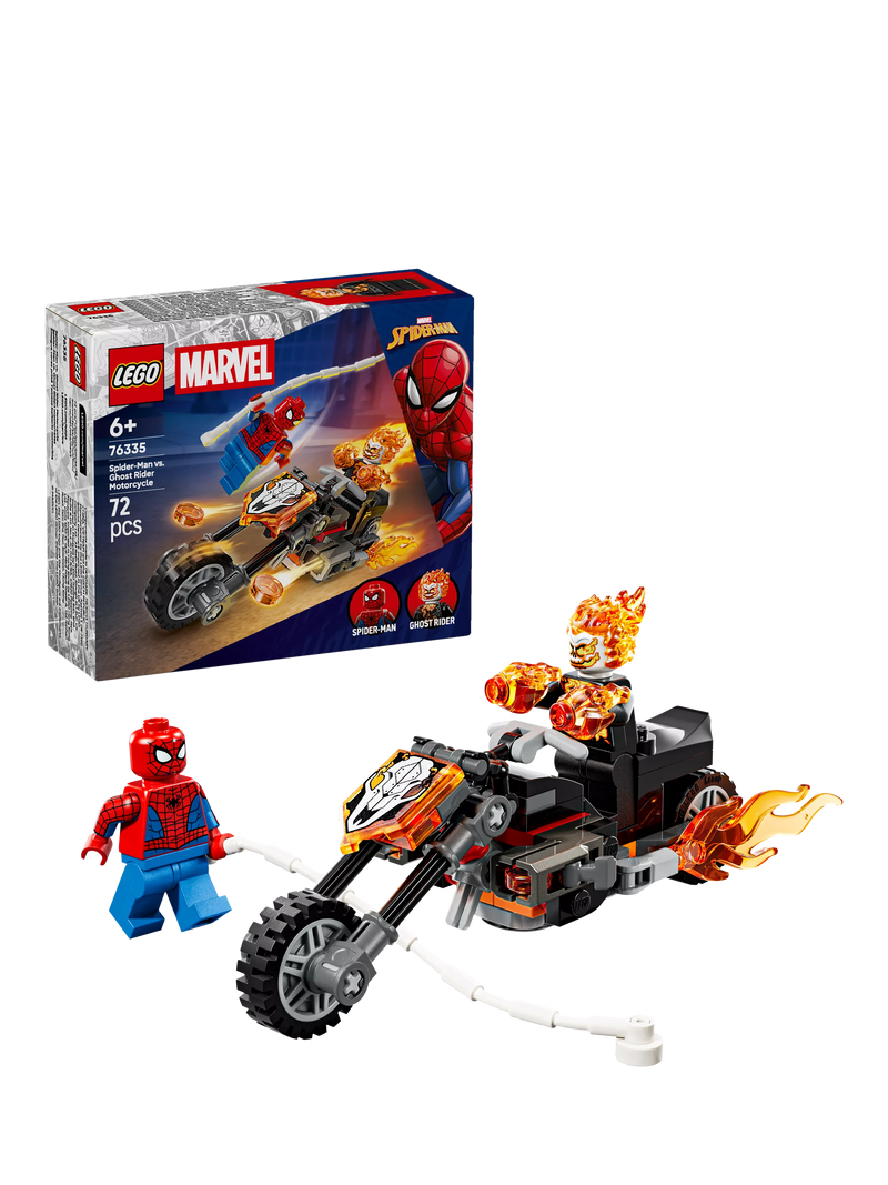 LEGO Marvel Spider-Man vs. Ghost Rider set 72 pieces (British brand)