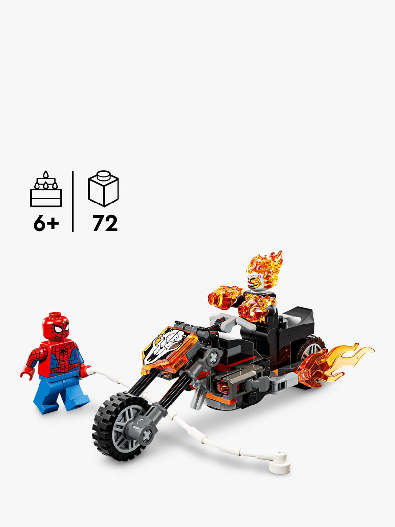 LEGO Marvel Spider-Man vs. Ghost Rider set 72 pieces (British brand)