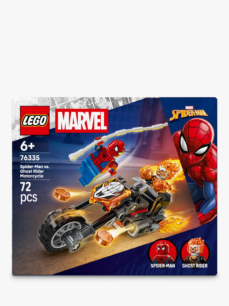 LEGO Marvel Spider-Man vs. Ghost Rider set 72 pieces (British brand)