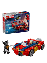 John Lewis LEGO Marvel Spider-Man Car vs. Venomized Wolverine 134-Piece Building Set- Buy online at McGrocer