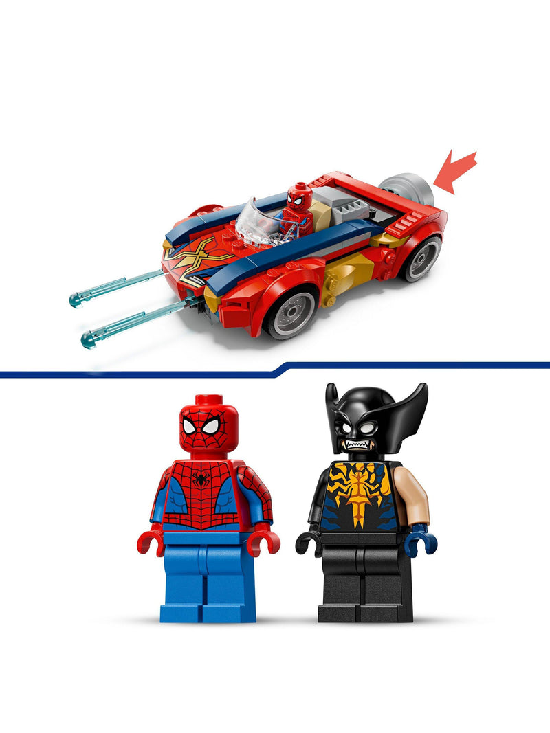 LEGO Marvel Spider-Man Car building set Venomized Wolverine 134 pieces, UK version