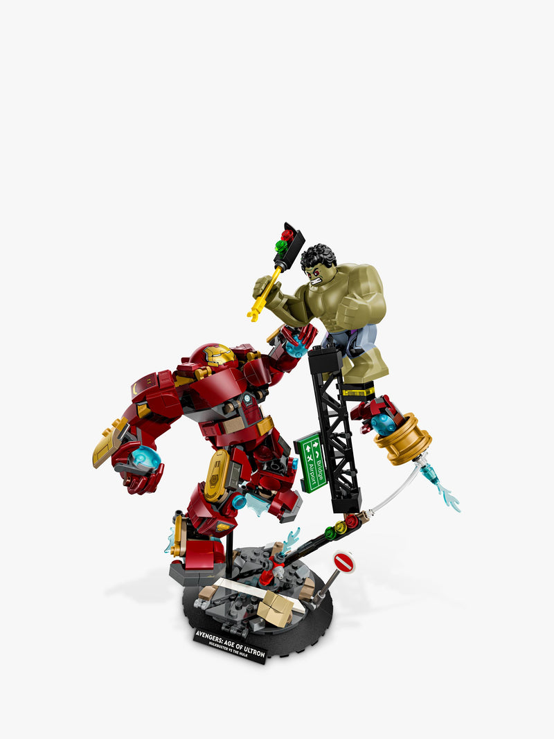 LEGO Marvel Hulkbuster vs Hulk building toy set (British brand)