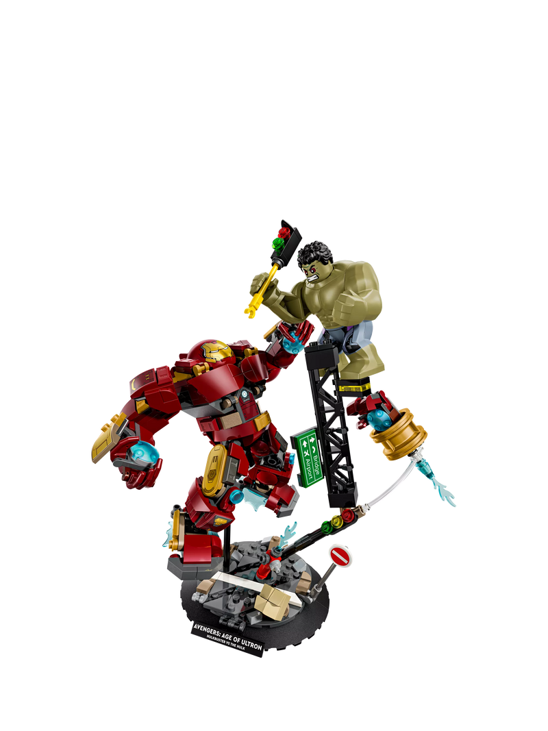 LEGO Marvel Hulkbuster vs Hulk building toy set (British brand)