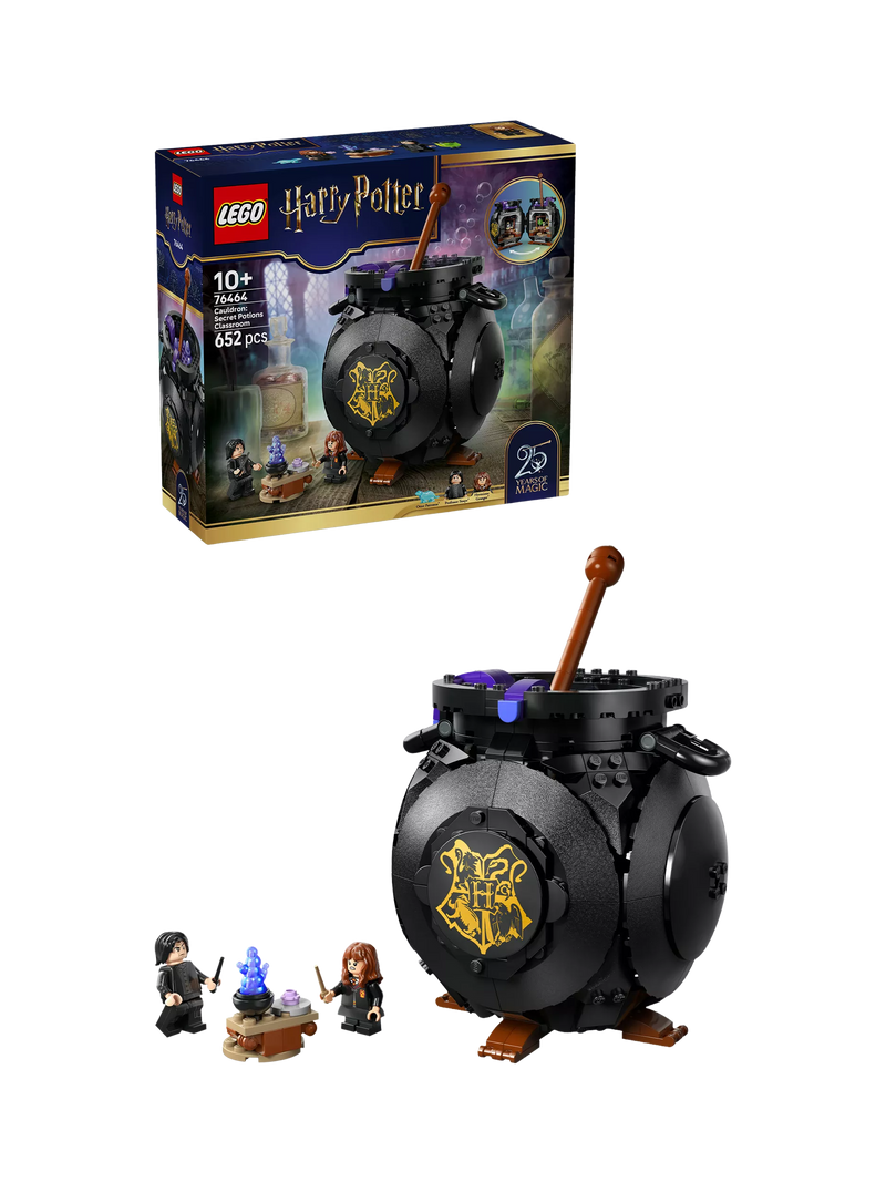 LEGO Harry Potter Cauldron Secret Potions Classroom 652 piece set (British brand)