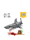 LEGO Creator 3-in-1 fierce shark building set (British brand)