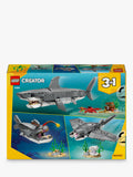 LEGO Creator 3-in-1 fierce shark building set (British brand)