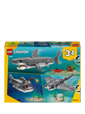 LEGO Creator 3-in-1 fierce shark building set (British brand)