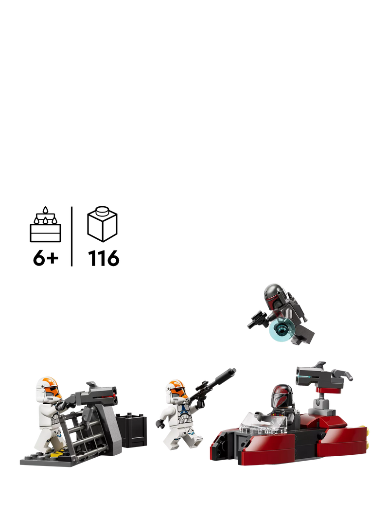 LEGO Star Wars Siege of Mandalore set 116 pieces, imported from the UK