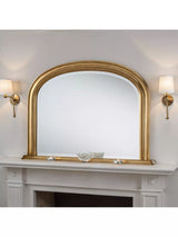 John Lewis Yearn Arched Gilt Frame Overmantel Wall Mirror, 79 x 112cm- Buy online at McGrocer